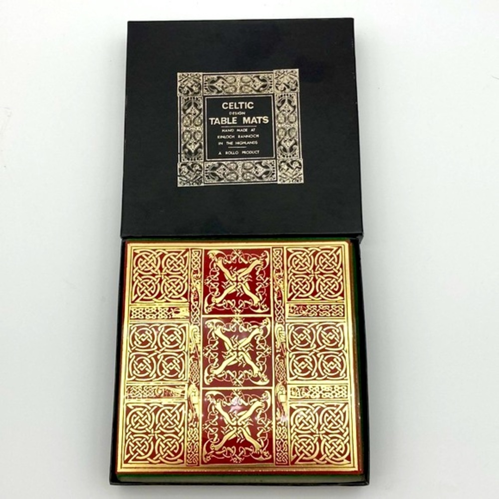 The 4 Men of Kells Celtic Table Mats